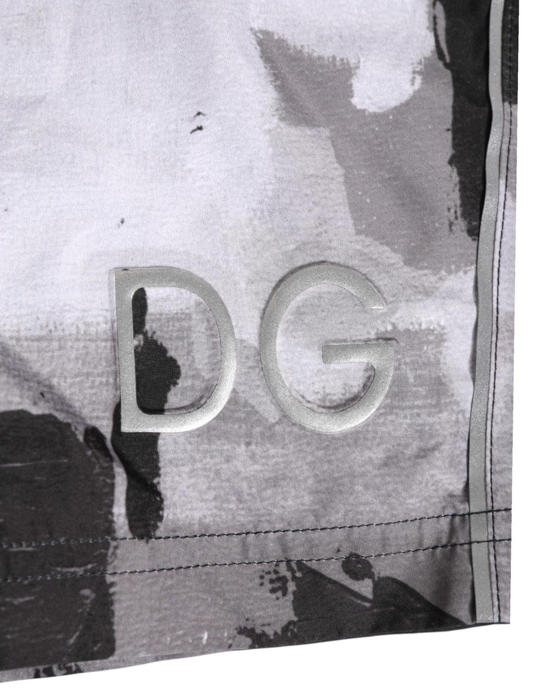 Dolce &amp; Gabbana Sample Sale Dolce &amp; Gabbana Black White Camouflage DG Logo Men Swimwear - | Designer outlet