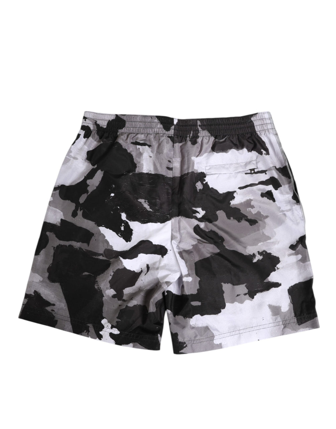 Dolce &amp; Gabbana Sample Sale Dolce &amp; Gabbana Black White Camouflage DG Logo Men Swimwear - | Designer outlet