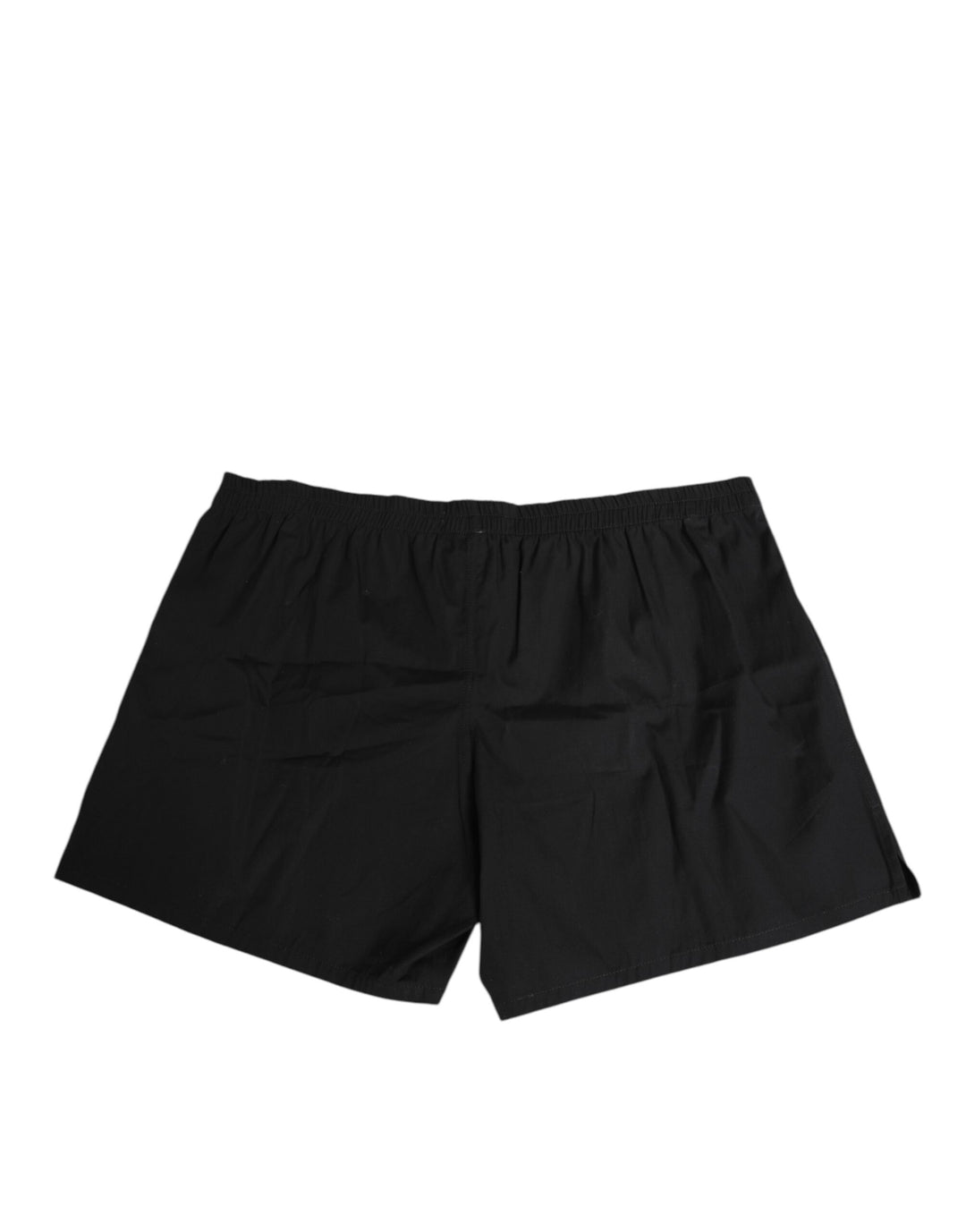 Dolce &amp; Gabbana Black Cotton Elastic Waistband Button Swimwear by Dolce &amp; Gabbana outlet now on sale