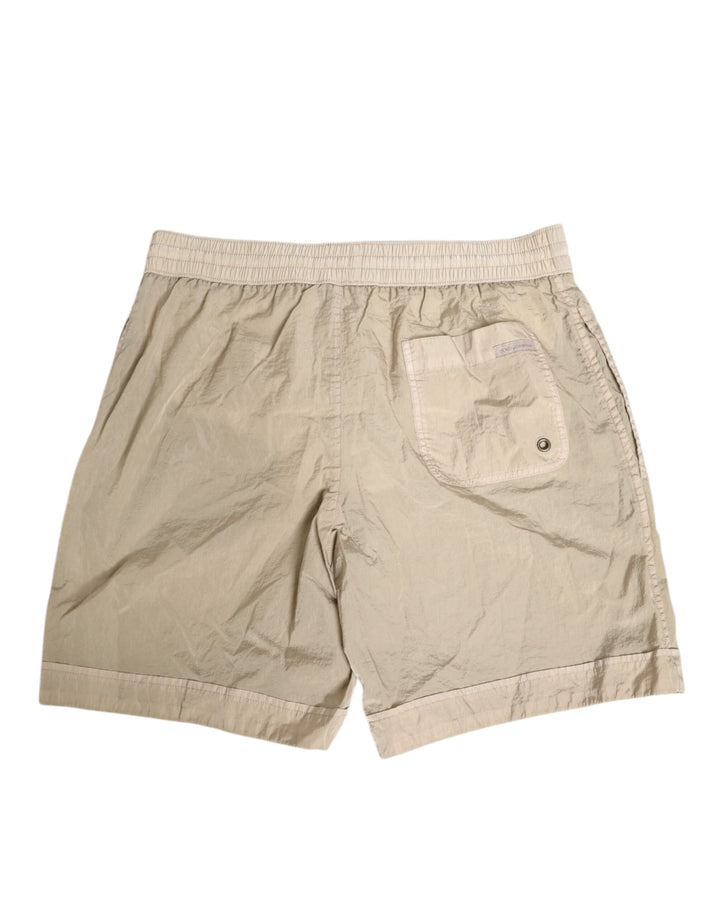 Dolce &amp; Gabbana Sample Sale Dolce &amp; Gabbana Beige Nylon Beachwear Men Boxer Short Swimwear - | Designer outlet