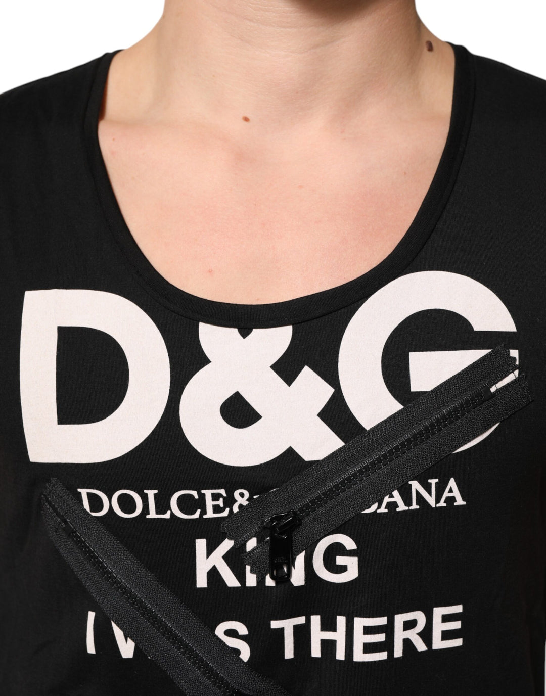 Dolce &amp; Gabbana Black Cotton Sleeveless Tank Top DG Logo Men T-shirt by Dolce &amp; Gabbana outlet now on sale