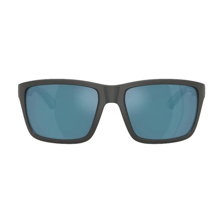 Burberry Sunglasses Square Full Rim, Matte Grey Frame And Blue Mirror Lens Be44834423355
