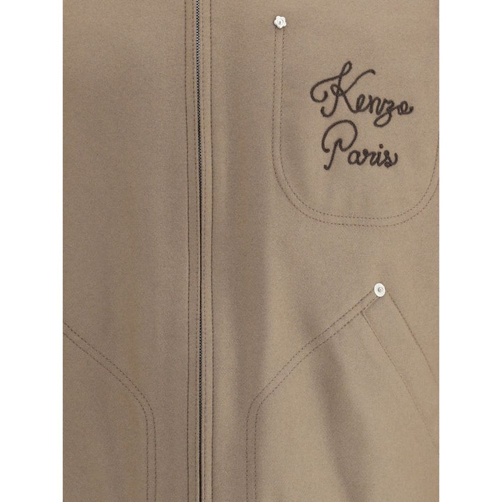 Kenzo Wool and leather college Jacket