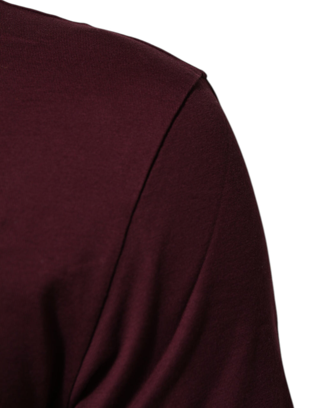 Dolce &amp; Gabbana Sample Sale Dolce &amp; Gabbana Burgundy Cotton DG Super King Logo T-Shirt - | Designer outlet