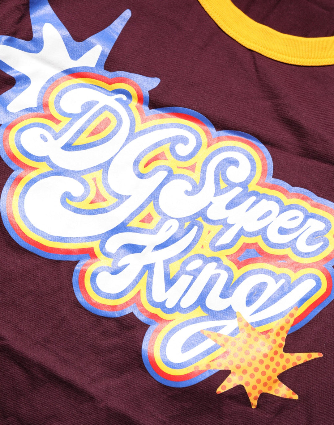 Dolce &amp; Gabbana Sample Sale Dolce &amp; Gabbana Burgundy Cotton DG Super King Logo T-Shirt - | Designer outlet