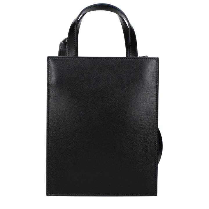 Salvatore Ferragamo Black Leather Handbags