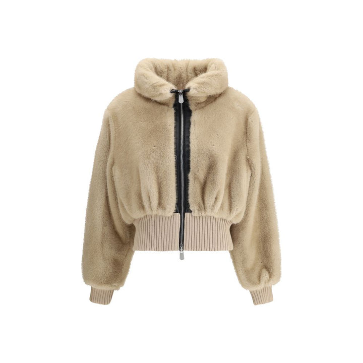 PINKO Faux fur bomber Jacket