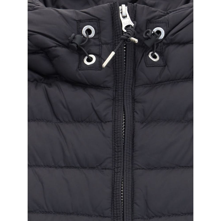 Parajumpers Black Nylon Coat