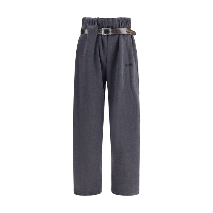 Magliano Gray Cotton Casual Pants