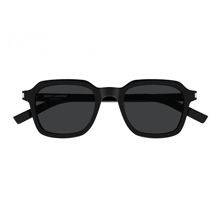 Saint Laurent Sunglasses Square Full Rim, Black Frame and Black Lens SL715SLIM001