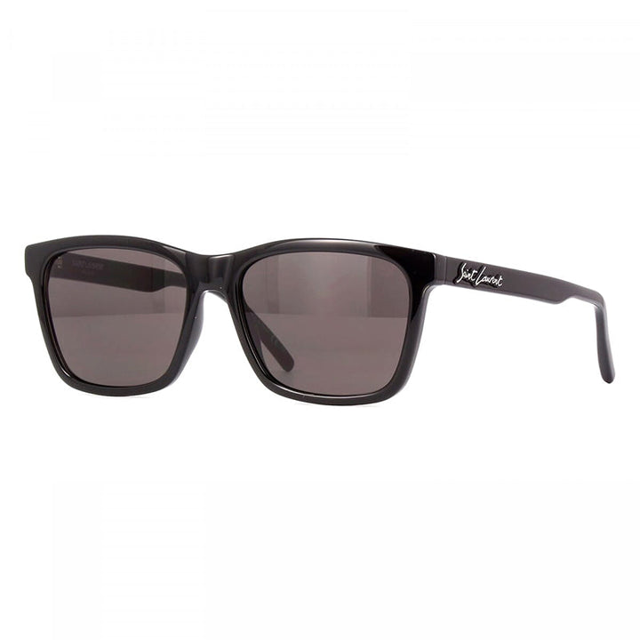 Saint Laurent Sunglasses Square Full Rim, Black Frame and Grey Lens SL318001