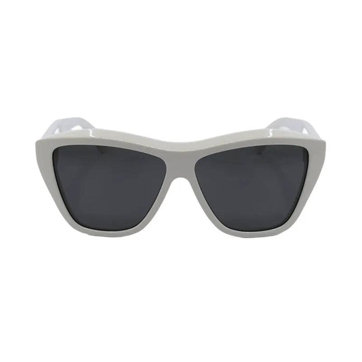 Bottega Veneta Sample Sale | Bottega Veneta Sunglasses Cat Eye Full Rim, Ivory Frame And Grey Lens Bv1092S003 - Cat Eye Sunglasses | Designer outlet