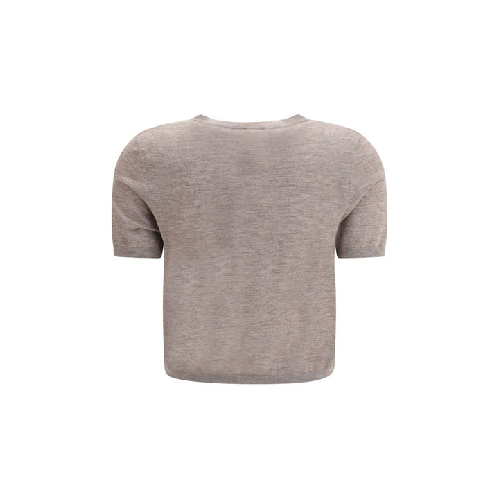 Lisa Yang Beige Cashmere Cardigan by Lisa Yang outlet now on sale