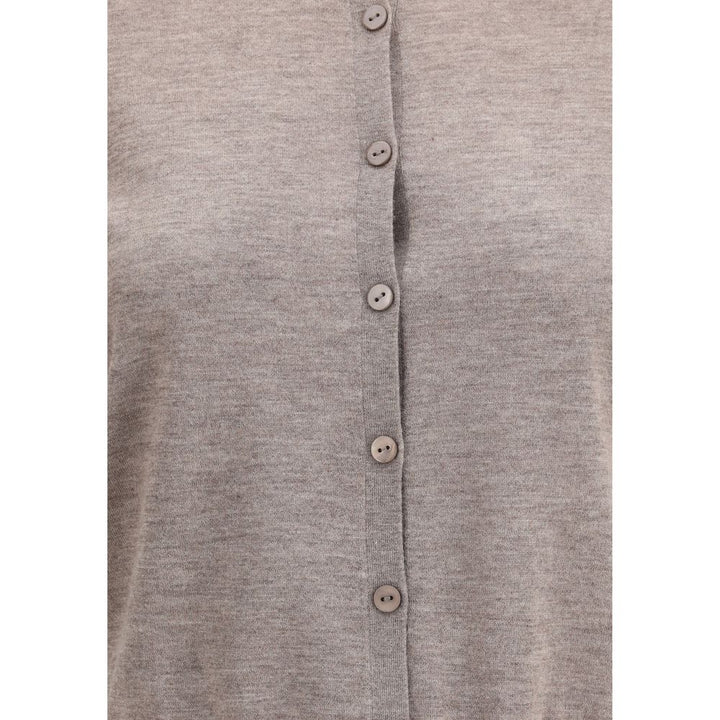 Lisa Yang Beige Cashmere Cardigan by Lisa Yang outlet now on sale