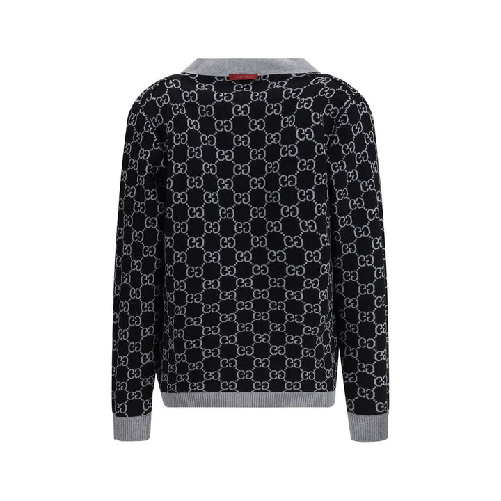 Gucci Black Wool Cardigan