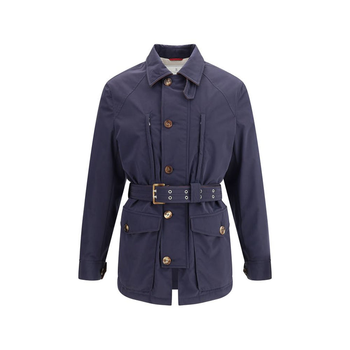Brunello Cucinelli Membraned nylon saharan Jacket