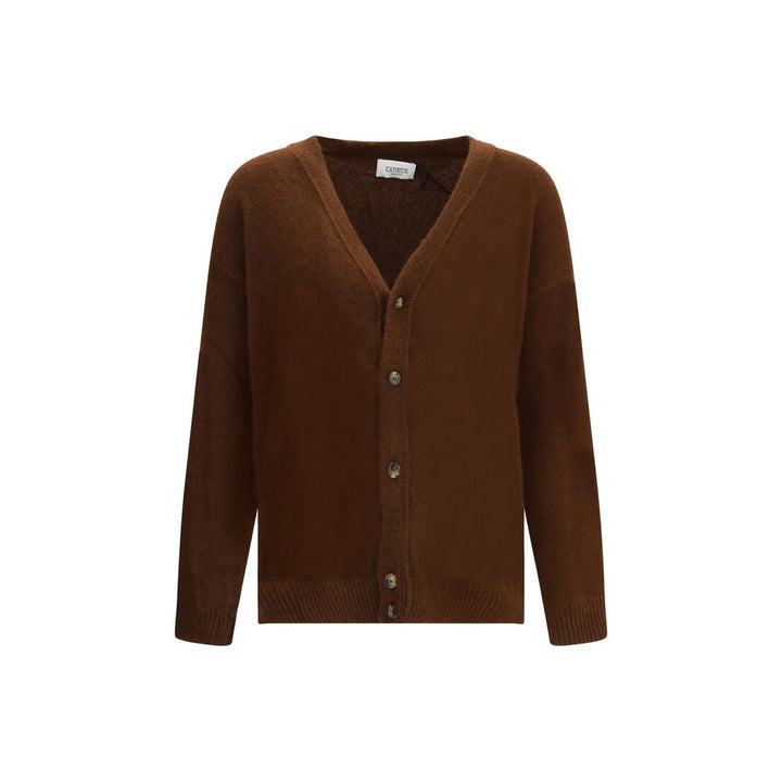 Laneus Brown Cashmere Cardigan by Laneus outlet now on sale