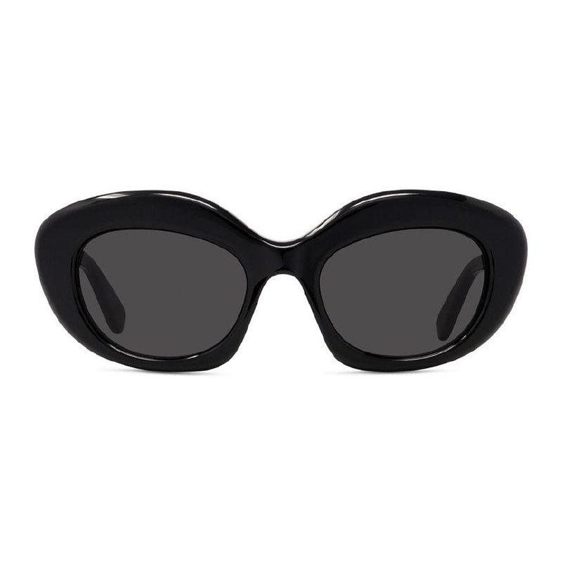 Loewe Sunglasses Cat Eye Full Rim, Shiny Black Frame and Smoke Lens LW40153I01A