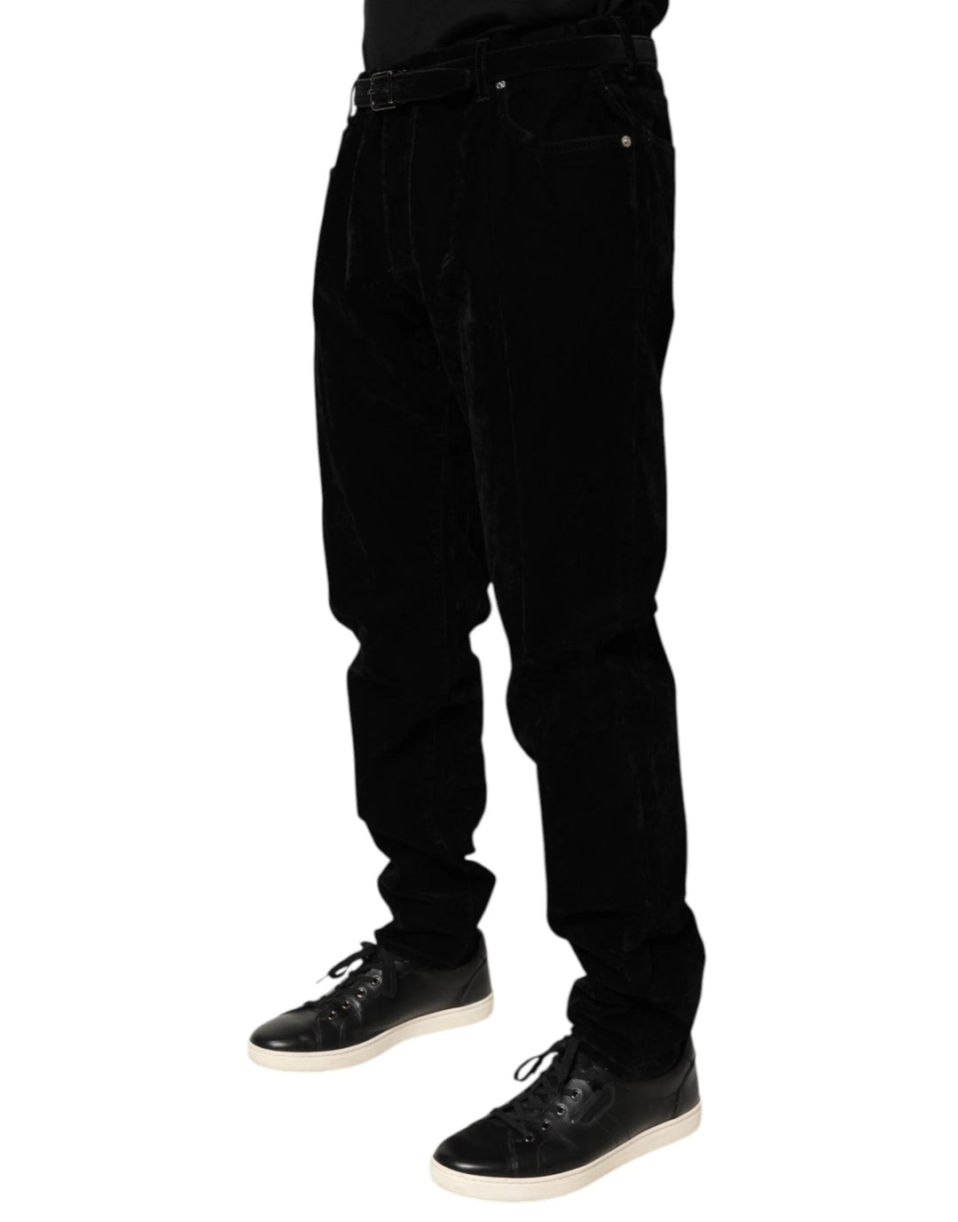 Dolce &amp; Gabbana Black Cotton Slim Fit Denim Trouser Jeans by Dolce &amp; Gabbana outlet now on sale