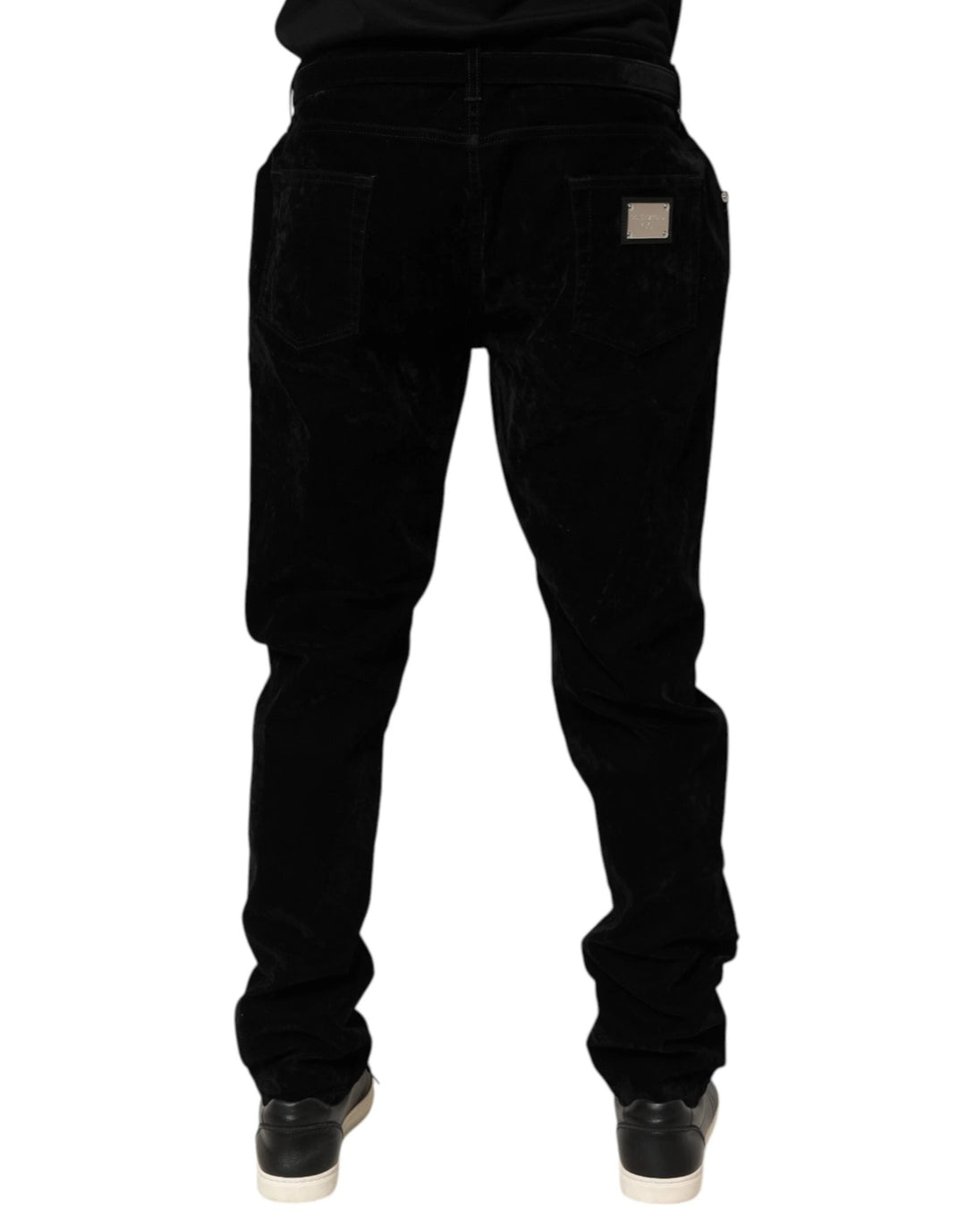 Dolce &amp; Gabbana Black Cotton Slim Fit Denim Trouser Jeans by Dolce &amp; Gabbana outlet now on sale