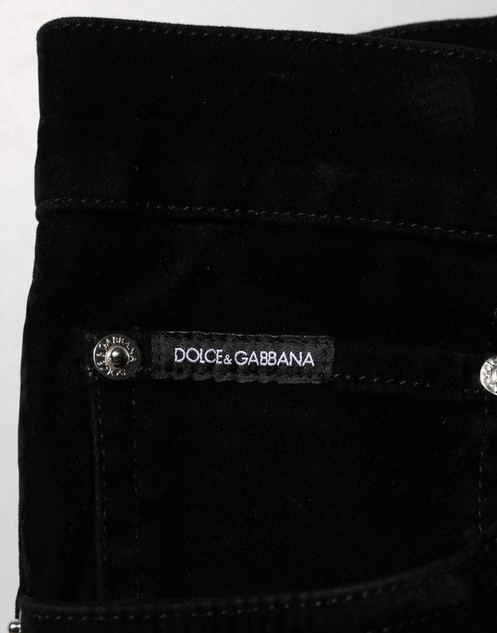 Dolce &amp; Gabbana Black Cotton Slim Fit Denim Trouser Jeans by Dolce &amp; Gabbana outlet now on sale