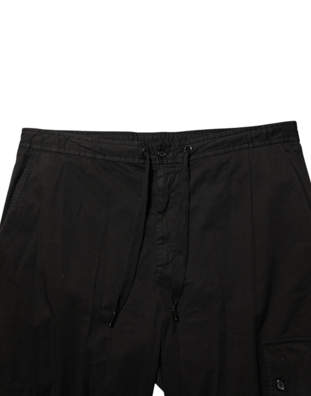 Dolce &amp; Gabbana Sample Sale Dolce &amp; Gabbana Black Cotton Cargo Jogger Sweatpants Pants - | Designer outlet