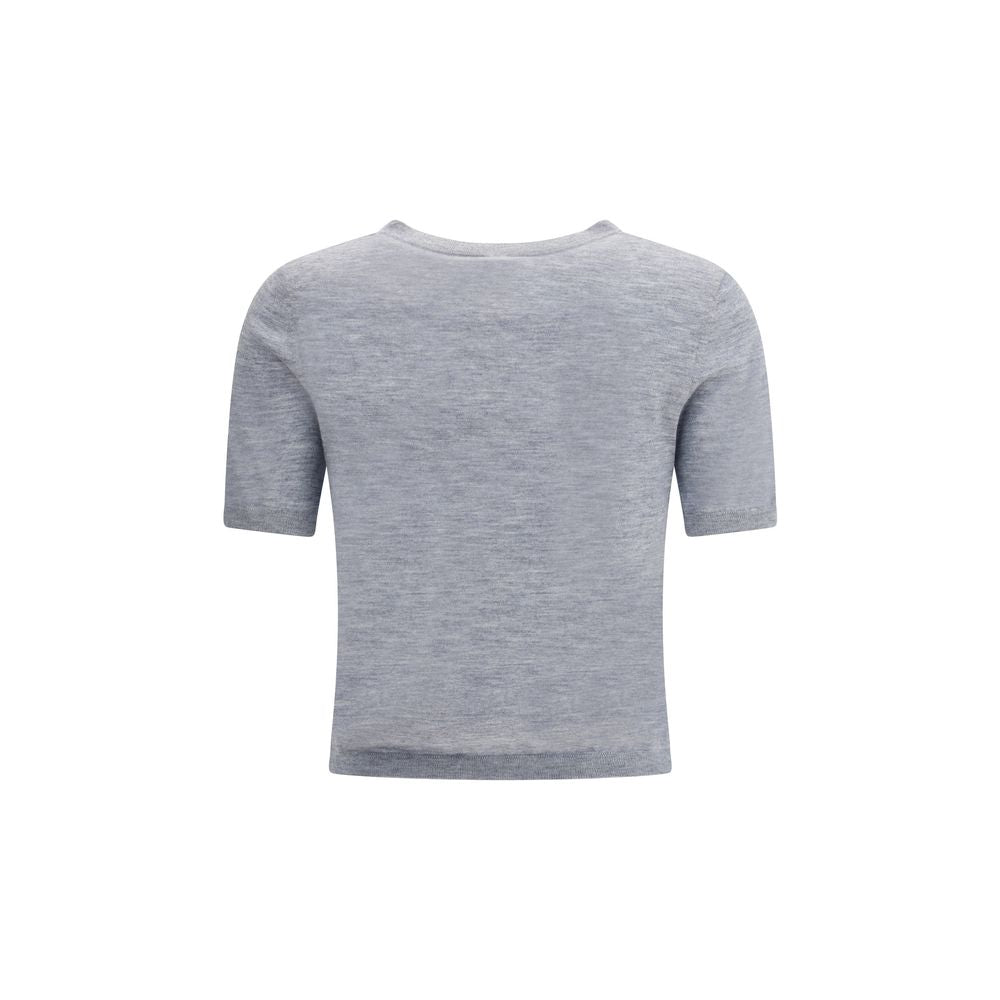 Lisa Yang Gray Cashmere Cardigan by Lisa Yang outlet now on sale