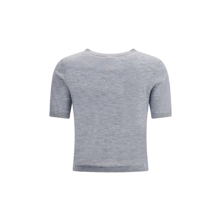 Lisa Yang Gray Cashmere Cardigan by Lisa Yang outlet now on sale