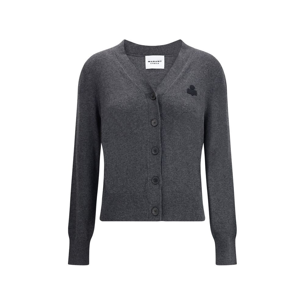 Marant Etoile Gray Cotton Cardigan by Marant Etoile outlet now on sale