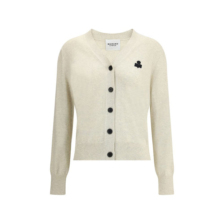 Marant Etoile White Cotton Cardigan by Marant Etoile outlet now on sale