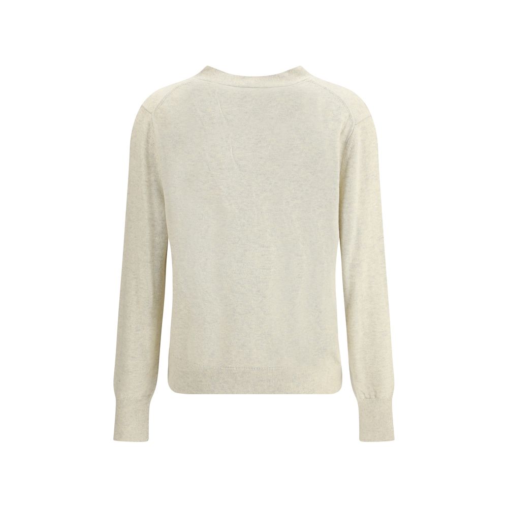 Marant Etoile White Cotton Cardigan by Marant Etoile outlet now on sale