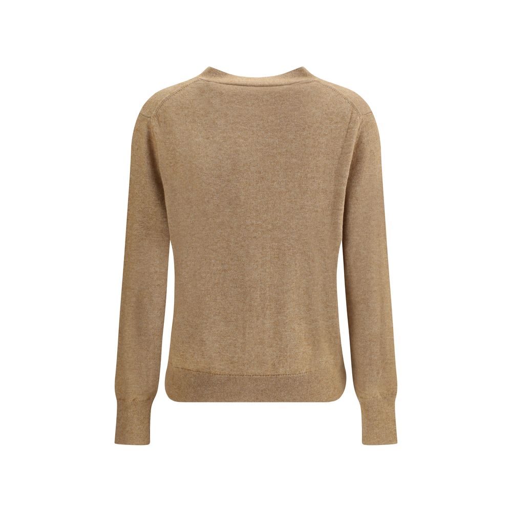 Marant Etoile Beige Cotton Cardigan by Marant Etoile outlet now on sale