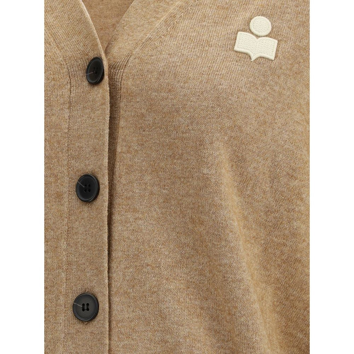 Marant Etoile Beige Cotton Cardigan by Marant Etoile outlet now on sale