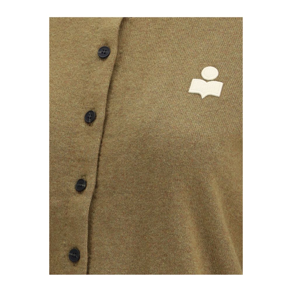 Marant Etoile Bicolor Cotton Cardigan by Marant Etoile outlet now on sale