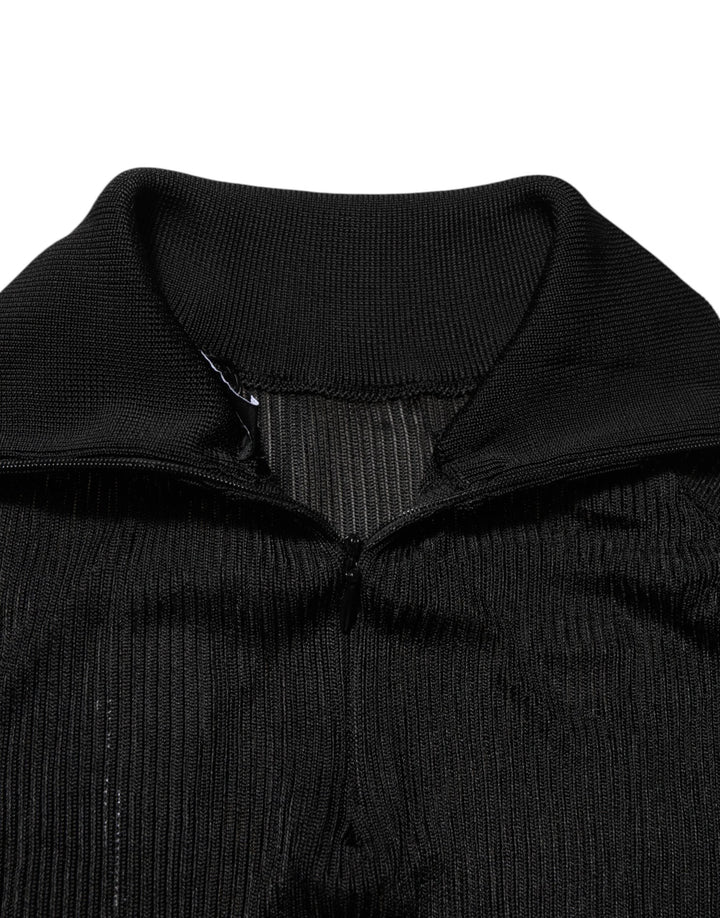 Dolce &amp; Gabbana Black Viscose Turtle Neck Pullover Sweater by Dolce &amp; Gabbana outlet now on sale