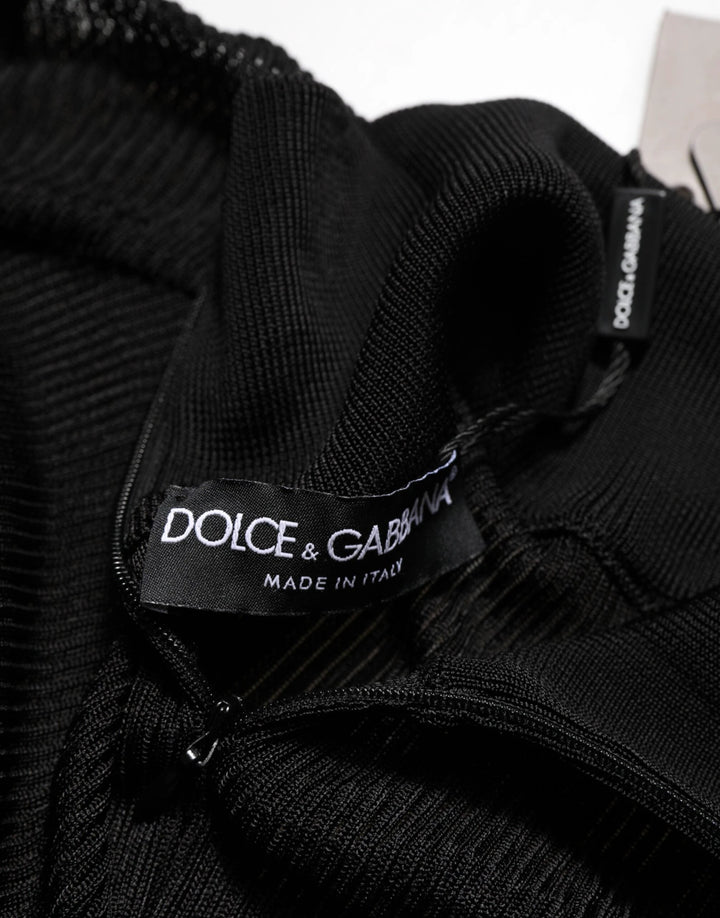 Dolce &amp; Gabbana Black Viscose Turtle Neck Pullover Sweater by Dolce &amp; Gabbana outlet now on sale