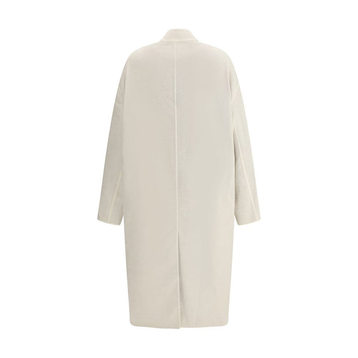 Rick Owens Cream Camel Hair Coat by Rick Owens outlet now on sale