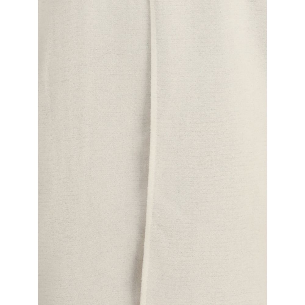 Rick Owens Cream Camel Hair Coat by Rick Owens outlet now on sale