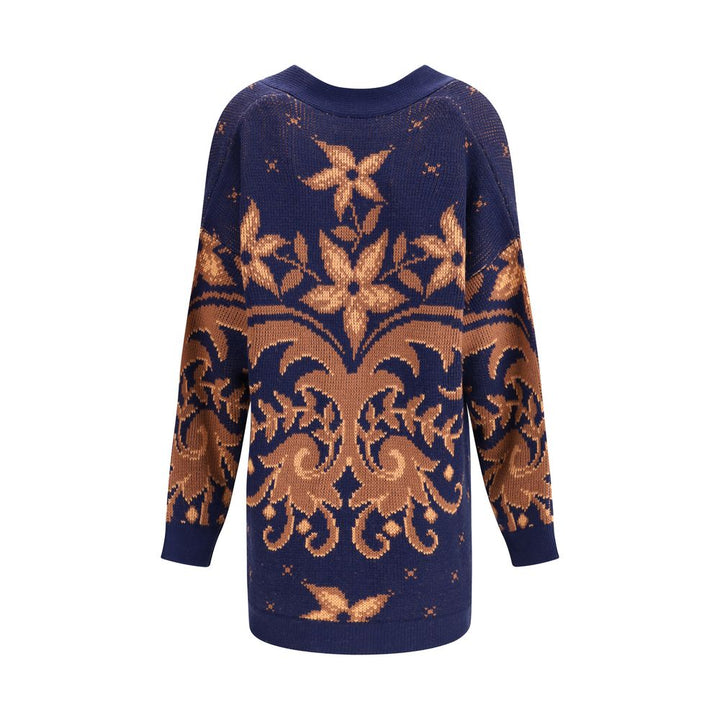 Etro Multicolor Wool Cardigan by Etro outlet now on sale