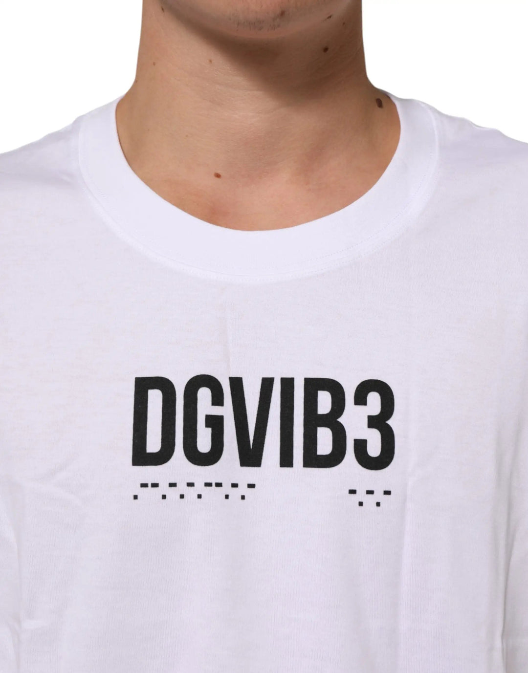 Dolce &amp; Gabbana Sample Sale | Dolce &amp; Gabbana White Cotton Sleeveless Printed Tank T-shirt - | Designer outlet