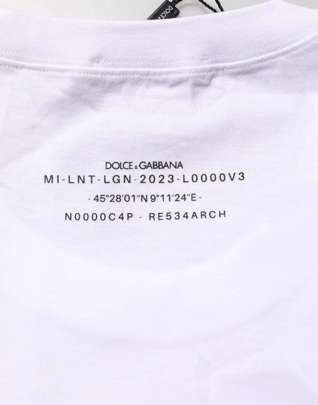Dolce &amp; Gabbana Sample Sale | Dolce &amp; Gabbana White Cotton Sleeveless Printed Tank T-shirt - | Designer outlet