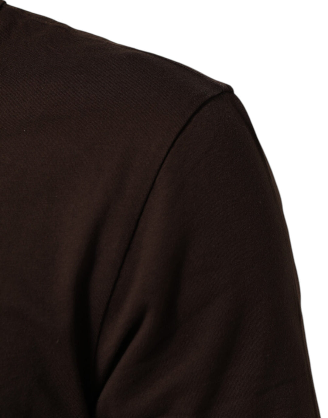 Dolce &amp; Gabbana Sample Sale Dolce &amp; Gabbana Brown Coin Laurel Print Men Crew Neck T-shirt - | Designer outlet