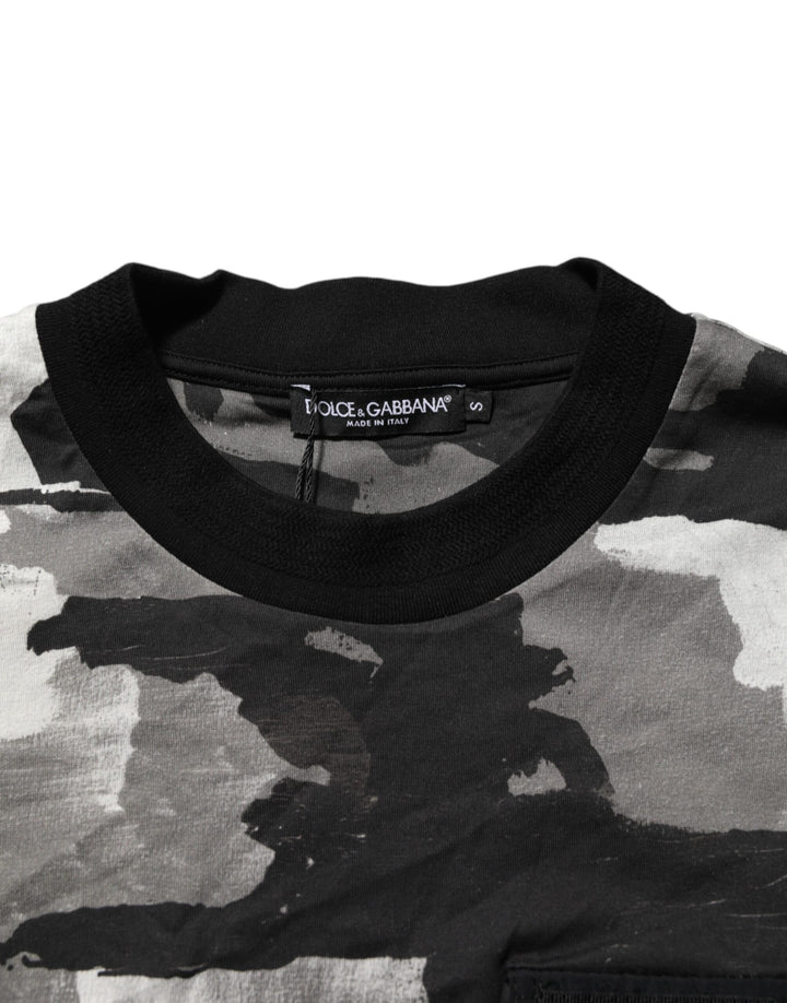 Dolce &amp; Gabbana Sample Sale Dolce &amp; Gabbana Multicolor Camouflage Men Short Sleeves T-shirt - | Designer outlet