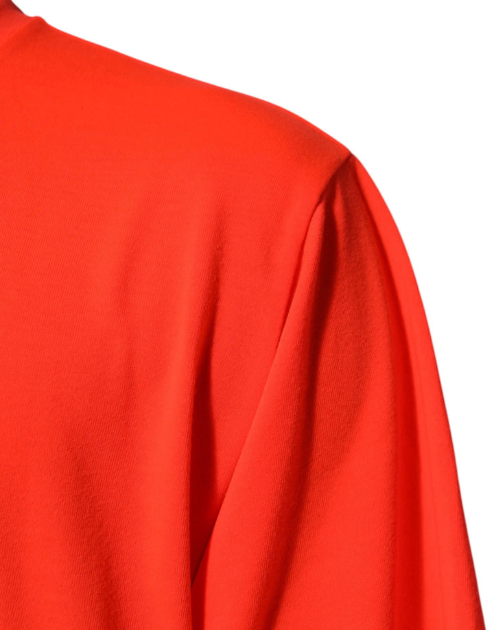 Dolce &amp; Gabbana Sample Sale Dolce &amp; Gabbana Neon Orange Polyester Men Crew Neck T-shirt - | Designer outlet