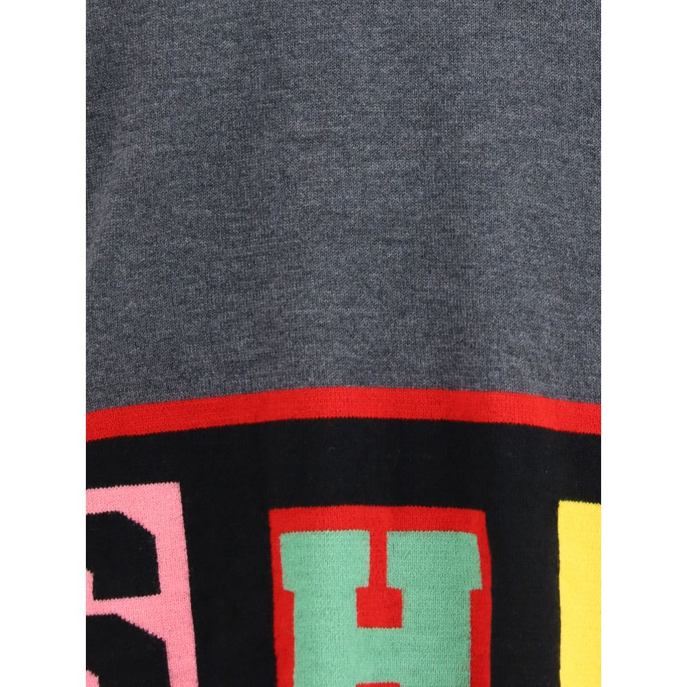 Comme Des Garçons Crewneck Sweater with colorful lettering