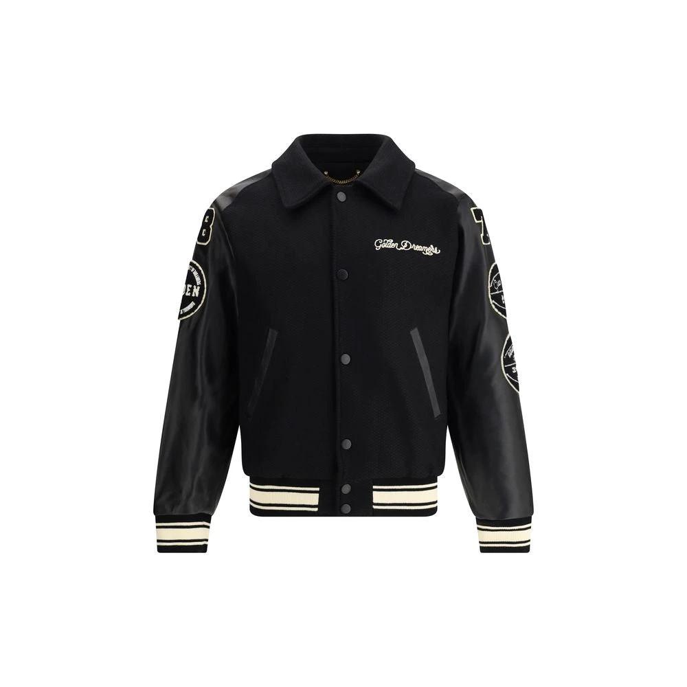Golden Goose Sample Sale Golden Goose Black Fleece Wool Bomber - | Designer outlet