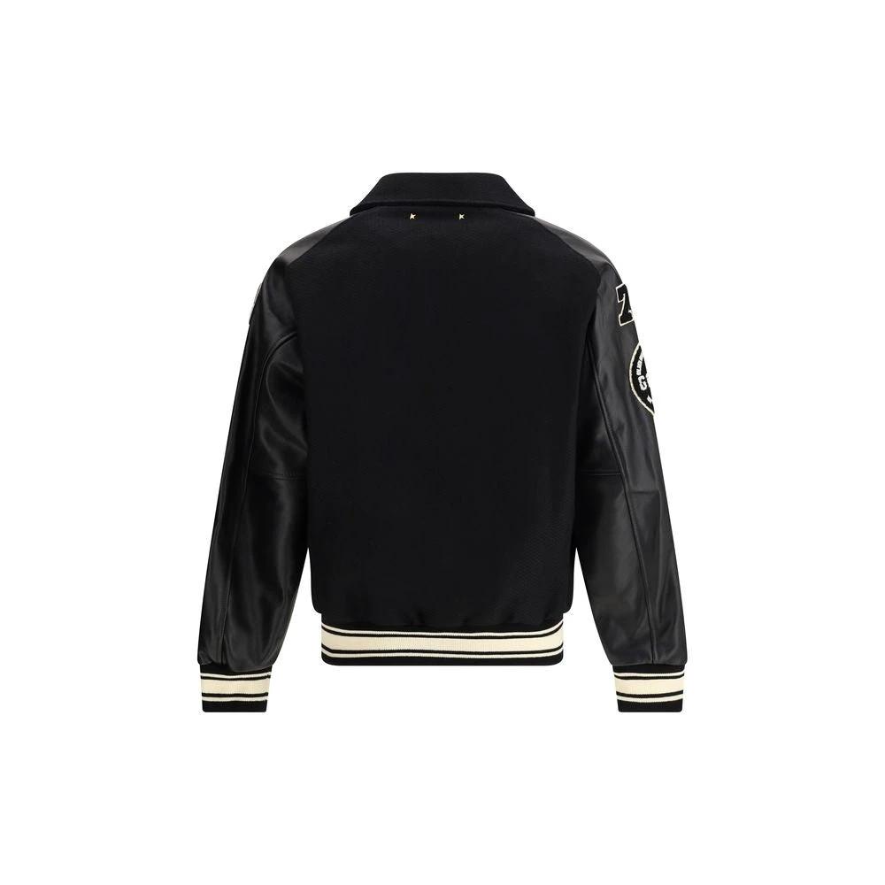 Golden Goose Sample Sale Golden Goose Black Fleece Wool Bomber - | Designer outlet
