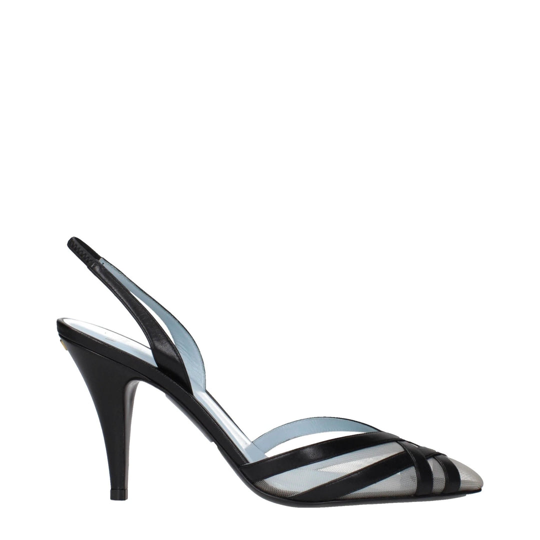 Valentino Garavani Sample Sale Valentino Garavani Black Leather Pumps - | Designer outlet