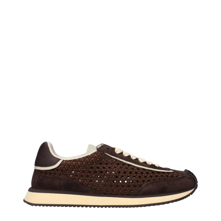 Dolce &amp; Gabbana Sample Sale Dolce &amp; Gabbana Brown Fabric Low Top Sneakers - | Designer outlet