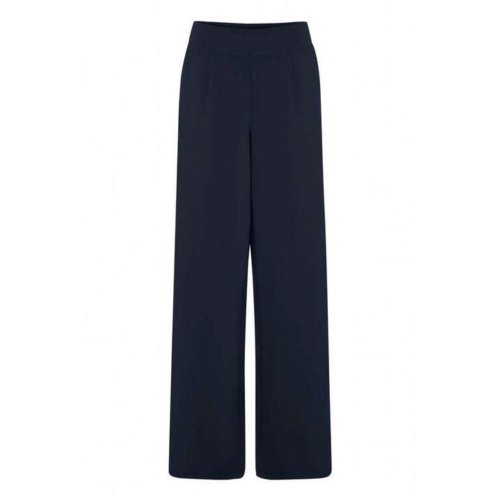 ICHI Blue Recycled Polyurethane Pant
